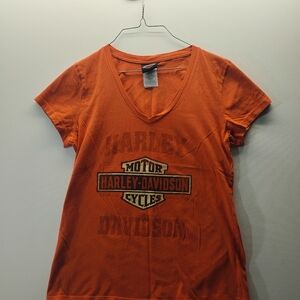 Harley-Davidson Women's Bold Orange Tee